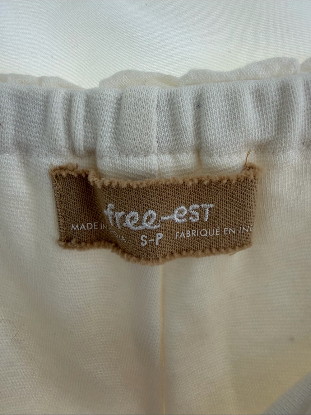 Free People Cream Mini Skirt - Picture 3 of 3